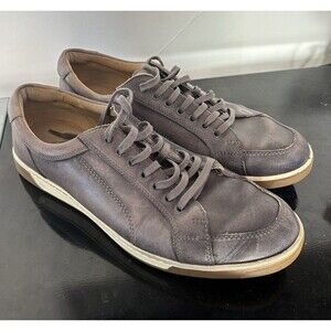 Cole Haan Vartan Sport Sneakers Mens 10.5 Ironstone Leather Casual Fashion Shoes